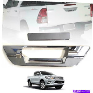 N[Jo[ Toyota Hilux SR M70 M80 2015 16-19̃e[Q[gnhJo[NJz[ Tailgate Handle Cover Chrome Camera Hole For Toyota Hilux SR M70 M80 2015 16-19