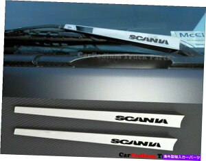 �N���[���J�o�[ Scania 4 R P G 6�V���[�YChrome Wiper Arm Blade Cover 2 PCS S.Steel -LHD�h���C�u Scania 4 R P G 6 series Chrome Wiper Arm Blade Cover 2 pcs S.STEEL - LHD Drive�y���s�A���i�z