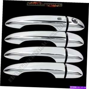N[Jo[ Chrysler 200 2015 17 17 Chrome 4hAnhJo[1̃X}[gL[ For Chrysler 200 2015 16 17 Chrome 4 Door Handle Cover WITH ONLY 1 Smart KEY