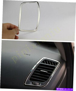 �N���[���J�o�[ Kia Optima K5 2014-2015��Chrome Co-Pilot Center Console�G�A�x���g�A�E�g���b�g�J�o�[ Chrome Co-pilot Center Console Air Vent Outlet Cover For Kia Optima K5 2014-2015�y���s�A���i�z