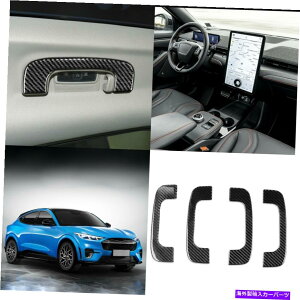 N[Jo[ tH[h}X^O}bnE 2021 2022T[tXCb`{^nhJo[g4PCS for Ford Mustang Mach E 2021 2022 Sunroof Switch Button Handle Cover Trim 4pcs