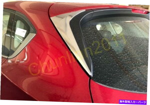 N[Jo[ 2017-2021̃AEBhEgCAOJo[g}c_CX-5ABSN2PCS Rear Window Triangle Cover Trim for 2017-2021 Mazda CX-5 Decor ABS Chrome 2PCS