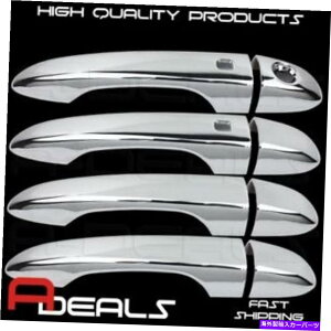 N[Jo[ 2015N16 17 Chrysler 200 Chrome 4hAnhJo[t2̃X}[gL[z[ For 2015 16 17 Chrysler 200 Chrome 4 Door Handle Cover w/ 2 Smart Key Hole