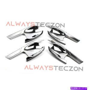 N[Jo[ q_CGg2021-2022̃NhAnh{EJo[gANZT[ Chrome Door Handle Bowl Cover Trim Accessories For Hyundai Elantra 2021-2022