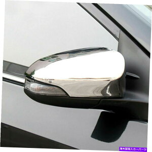 N[Jo[ g^C-HR CHR 2017-20222x ChromeTChJ[obN~[Jo[g 2X Chrome Side Car Rearview Mirror Cover Trim For Toyota C-HR CHR 2017-2022