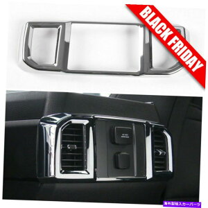 �N���[���J�o�[ 1x�N�������A�G�A�R���A�E�g���b�g�x���g�J�o�[�t�H�[�hF150 F-150 15-17�̃g���� 1x Chrome Rear Air Conditioning Outlet Vent Cover Trim For Ford F150 F-150 15-17