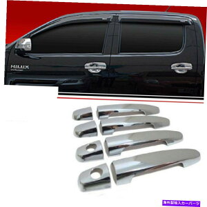 N[Jo[ NJo[hAnhg^HILUX VIGO SR5 MK6 2005-2011ɍ4̃hA CHROME COVER DOOR HANDLE 4 DOORS FIT FOR TOYOTA HILUX VIGO SR5 MK6 2005-2011