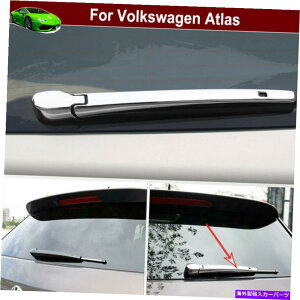 �N���[���J�o�[ 2x�N�������A�E�B���h�E���C�����C�p�[�m�Y���J�o�[�g�����m�Y��VW ATLAS 2018-2022 2x Chrome Rear Window Rain Wiper Nozzle Cover Trim Nozzle for VW Atlas 2018-2022�y���s�A���i�z
