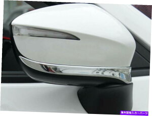 N[Jo[ 2pcs abs chromeobN~[Jo[g̉Ń}c_CX-3 2016-2021 2pcs ABS Chrome Rearview Side Mirror Under Cover Trim fits Mazda CX-3 2016-2021