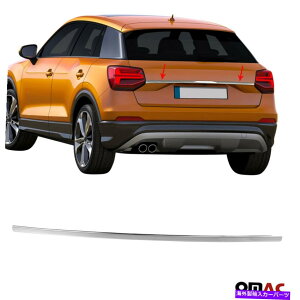 �N���[���J�o�[ �N�����g�����N�e�[���Q�[�g�O���u�n���h���g�����J�o�[S.�X�`�[���t�B�b�g�A�E�f�BQ2 2016-2022 Chrome Trunk Tailgate Grab Handle Trim Cover S. Steel Fits Audi Q2 2016-2022�y���s�A���i�z