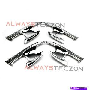 N[Jo[ NhAnh{EJo[g^nC_[2020 -2022̃gANZT[ Chrome Door Handle Bowl Cover Trim Accessories For Toyota Highlander 2020 -2022