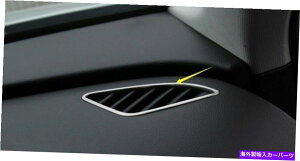 クロームカバー アウディQ3 2013-16 2PCSクロム内部空調ベントアウトレットカバートリムS For Audi Q3 2013-16 2PCS Chrome Interior Air Condition Vent Outlet Cover Trim S