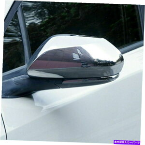N[Jo[ Chrome 2PCSTChobN~[Jo[g^C-HR CHR 2016-2022̃g Chrome 2PCS Side Rearview Mirror Decor Cover Trim For Toyota C-HR CHR 2016-2022