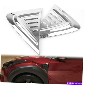 N[Jo[ g^2PCSCHR C-HR 2016-2018TChtF_[GAxgplJo[gN 2PCS For Toyota CHR C-HR 2016-2018 Side Fender Air Vent Panel Cover Trims Chrome
