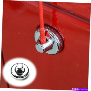 N[Jo[ W[vO[JK 2007-2017 ABSNAeiV[o[x[XJo[gɓK܂ Fit For Jeep Wrangler JK 2007-2017 ABS Chrome Antenna Receiver Base Cover Trim