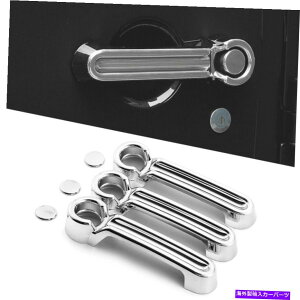 N[Jo[ W[vO[JK 07-17 2DRNp̃GNXeAhAnhƃe[Q[gJo[g Exterior Door Handle & Tailgate Cover Trim For JEEP Wrangler JK 07-17 2Dr Chrome