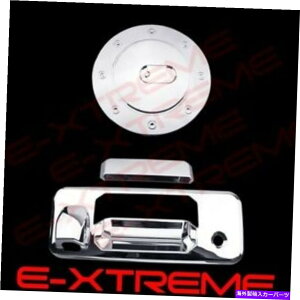 N[Jo[ g^ch2014-17e[Q[gnhw/JJbg+KXhÃNJo[ Chrome Covers For Toyota TUNDRA 2014-17 Tailgate Handle W/ Camera Cut+Gas Door