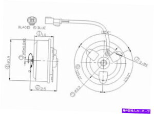 RfT[ A/CRfT[t@[^[Right Tyc 630920 A/C Condenser Fan Motor Right TYC 630920