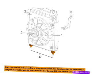 �R���f���T�[ Dodge Chrysler OEM A/C AC�R���f���T�[�t�@���t�@���A�Z���u�������≏��5073073AA Dodge CHRYSLER OEM A/C AC Condenser Fan-Fan Assembly Lower Insulator 5073073AA�y���s�A���i�z