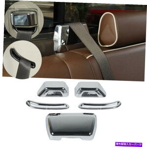 N[Jo[ V{[Vo[hGMCVGANZT[̃NV[gxgobNJo[g Chrome Seat Belt Buckle Cover Trim For Chevy Silverado GMC Sierra Accessories