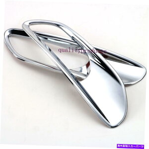 N[Jo[ NfCCggvJo[W[vlQ[hp̊OANZT[ Chrome Day Light Trim Lamp Cover Exterior Decor Accessories for Jeep Renegade