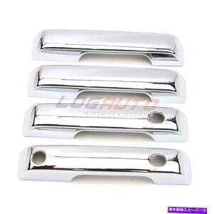 �N���[���J�o�[ Ford F-150 4DR 2021+�O���h�A�n���h���J�o�[Chrome Trim w/ 2 Smart 4PCS For Ford F-150 4DR 2021+ Exterior Door Handle Cover Chrome Trim W/ 2 Smart 4PCs�y���s�A���i�z