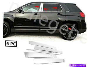 N[Jo[ 2010-2017 GMCn`XeXX`[Ns[|XggJo[ Fit 2010-2017 GMC Terrain Stainless Steel Chrome Pillar Post Trim Cover