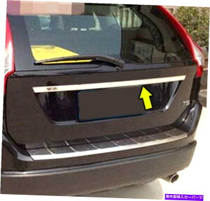 N[Jo[ {{XC60AhAnho[NJo[p1xX`[e[Q[g[fBO 1x Steel Tailgate Molding For Volvo XC60 Rear Door Handle Bar Chrome Cover