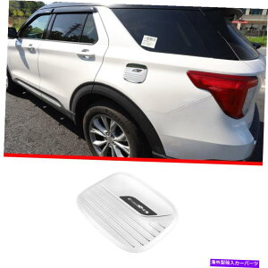 N[Jo[ Ford Explorer 2020-2022p̃NABSGNXeAR^NLbvJo[g1PCS Chrome ABS Exterior Fuel Tank Cap Cover Trim 1pcs For Ford Explorer 2020-2022