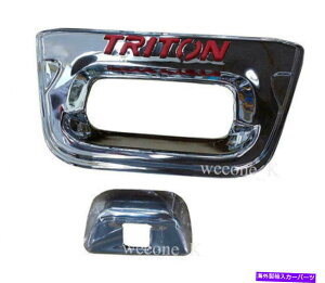 �N���[���J�o�[ Chrome Tailgate + Lear Camera Cover Mitsubishi L200 Triton Pickup 15 16�̎g�p CHROME TAILGATE + REAR CAMERA COVER USE FOR MITSUBISHI L200 TRITON PICKUP 15 16