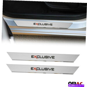 �N���[���J�o�[ Chrome Door Sill Scuff Mording Guard Cover Ford Maverick�̂��߂Ƀf�W�^����� Chrome Door Sill Scuff Molding Guard Cover Digital Printed For Ford Maverick�y���s�A���i�z