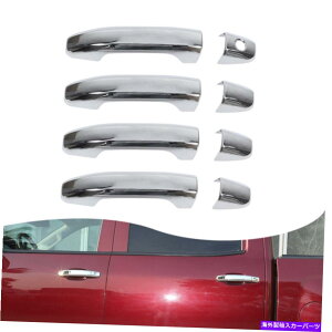 N[Jo[ 4{̃GNXeAhAnhVFJo[GMCVG14-18ANZT[̃g 4x Exterier Door Handle Shell Decor Cover Trim For GMC Sierra 14-18 Accessories