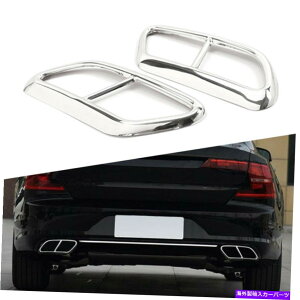 N[Jo[ {{V90 S90 2016-2020rC}t[e[pCvJo[gNUSAp For Volvo V90 S90 2016-2020 Exhaust Muffler Tail Pipe Cover Trim Chrome USA