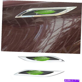 クロームカバー グロスシルバーフェンダーサイドエアアウトレットカバートリム1PCリンカーンMKC 2015-2019にフィット Gloss Silver Fender Side Air Outlet Cover Trim 1PC Fit For Lincoln MKC 2015-2019