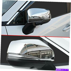 N[Jo[ g^RAV4 2019 -2022ANZT[2xNTChobN~[Jo[g 2X Chrome Side Rearview Mirror Cover Trim For Toyota RAV4 2019 -2022 Accessaries