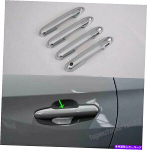 �N���[���J�o�[ �t�B�b�g2019�g���^RAV4 ABS�N�������b�L�T�C�h�h�A�n���h���J�o�[�P�[�X�g����4PCS s Fit 2019 Toyota RAV4 ABS Chrome Plated Side Door Handle Cover Case Trim 4Pcs S