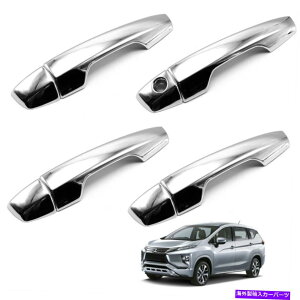�N���[���J�o�[ Mitsubishi Xpander 2018 2019�̃h�A�n���h���n���h�J�o�[�g�����N���� Door Handle Hand Cover Trim Chrome For Mitsubishi Xpander 2018 2019�y���s�A���i�z