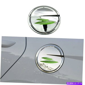N[Jo[ q_CGg2021-2022GNXeAR^NLbvJo[gNX`[1PC For Hyundai Elantra 2021-2022 Exterior Fuel Tank Cap Cover Trim Chrome Steel 1PC