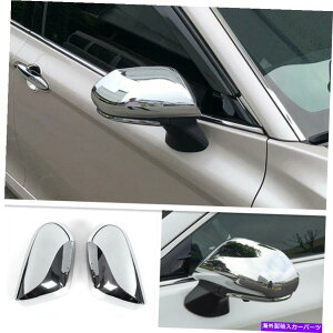 N[Jo[ 2018-2021g^JNGNXeATChhAobN~[Jo[g For 2018-2021 Toyota Camry Chrome Exterior Side Door Rearview Mirror Cover Trim