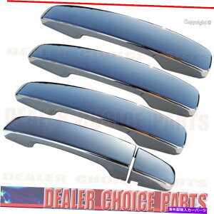 N[Jo[ 2020 2021 2022X}[gL[z[̂ȂLA\ẼNhAnhJo[ Chrome Door Handle COVERS for 2020 2021 2022 KIA SOUL Without SMART Key Holes