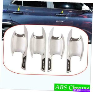 �N���[���J�o�[ 2020�N2021�N�̃q�����_�C���ABS CHROME�����h�A�n���h���{�E���J�o�[�g����4X For 2020 2021 Hyundai Venue ABS Chrome decoration Door Handle Bowl Cover Trim 4x�y���s�A���i�z