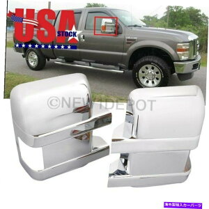 �N���[���J�o�[ Ford F250 F350 F450 F550 Super Duty 2009-2015�̕č��N�����h�A�~���[�J�o�[ US Chrome Door Mirror Cover For Ford F250 F350 F450 F550 Super Duty 2009-2015�y���s�A���i�z