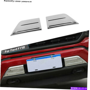 N[Jo[ Ford F150 2021-2022ANZT[̃Ntgop[R[i[Jo[g Chrome Front Bumper Corner Decor Cover Trim For Ford F150 2021-2022 Accessories
