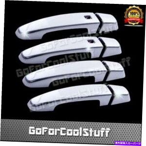 N[Jo[ 20-21̃V{[equinoxN4hAnhJo[2X}[gL[{^̂ For 20-21 Chevy Equinox Chrome 4 Door Handle Cover WITH 2 smart KEY button ONLY