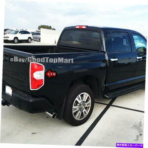 �N���[���J�o�[ 2014 2015 2016 2017�g���^�c���h��2�N�����e�[�����C�g�x�[���J�o�[���A���C�g For 2014 2015 2016 2017 TOYOTA Tundra 2 Chrome Taillight Bezel Cover Rear Light�y���s�A���i�z