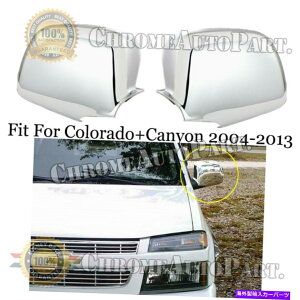 N[Jo[ GMCLjI2004-2013+V{[Rh2004-2013NtTCh~[Jo[ FOR GMC CANYON 2004-2013+CHEVY COLORADO 2004-2013 CHROME FULL SIDE MIRROR COVERS
