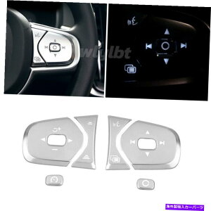 N[Jo[ 6PCSJ[XeAOzC[{^gJo[{{XC60 XC90 S60 S90 V60 V90 6Pcs Car Steering Wheel Button Trim Cover For VOLVO XC60 XC90 S60 S90 V60 V90
