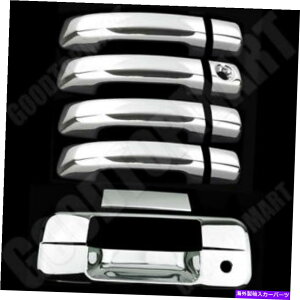 N[Jo[ g^p07-11 12 13 Tundra Chrome 4hAnh+JȂŃe[Q[gJo[ FOR TOYOTA 07-11 12 13 Tundra Chrome 4 door Handle+Tailgate Cover without camera