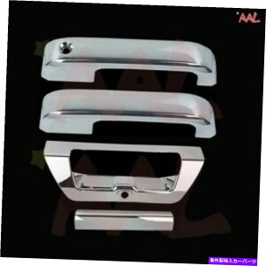 N[Jo[ Ford F-150AAL 15-17 ChromeJo[2hAnh +Jz[te[Q[g AAL FOR FORD F-150 15-17 CHROME COVERS 2 DOORS HANDLES +TAILGATE w/CAMERA HOLE