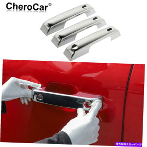 クロームカバー フォードブロンコ2021-23エクステリアアクセサリードアハンドル装飾カバートリムクロム用 For Ford Bronco 2021-23 Exterior Accessories Door Handle Decor Cover Trim Chrome